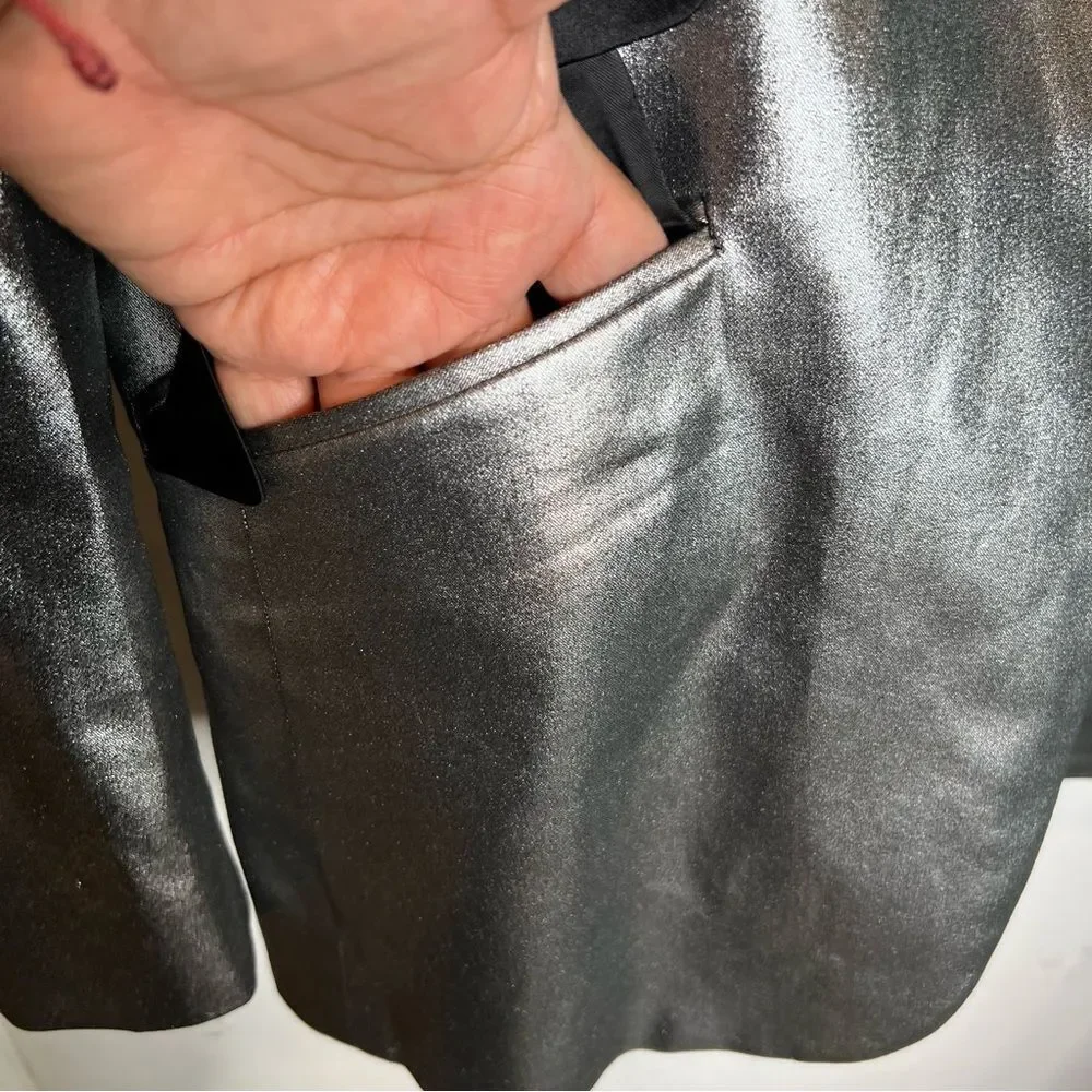 Angelino silver prom blazer 38 size